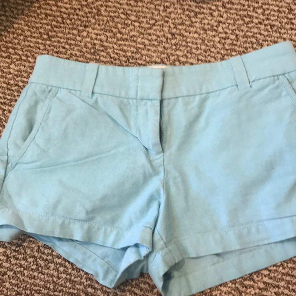 J crew blue chino shorts